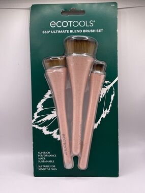 ecotools Pink 360° Ultimate Blend Brush Set - 3pc